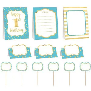 1st Birthday Boy Buffet Decorating Kit