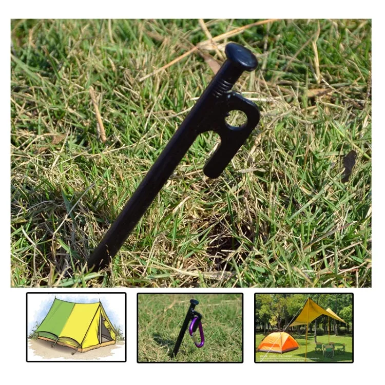 6 PCS 25cm Outdoor Camping Windproof Fixed Canopy Ground Nails