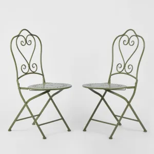 Annabel Folding Chair Green -Outdoor