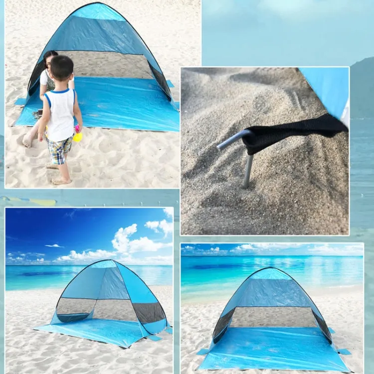 Automatic Instant Pop Up Tent Potable Beach Tent,Size:, Color: Green