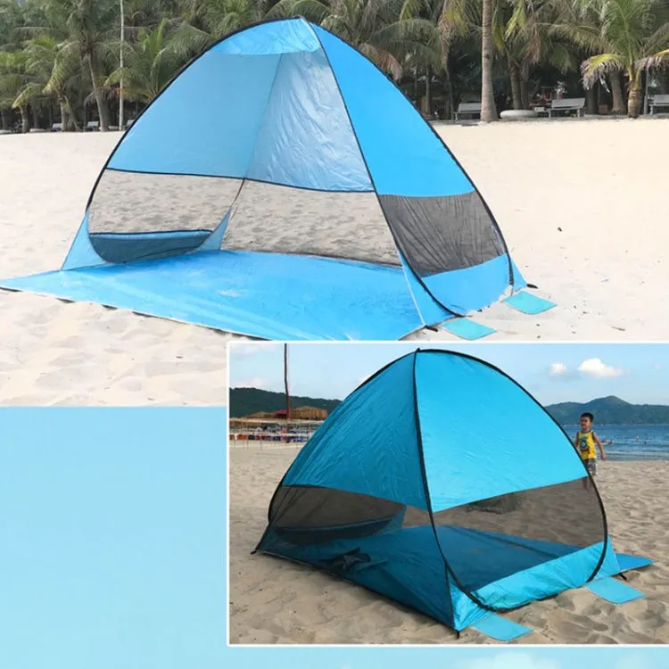 Automatic Instant Pop Up Tent Potable Beach Tent,Size:, Color: Green