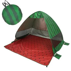 Automatic Instant Pop Up Tent Potable Beach Tent,Size:, Color: Watermelon