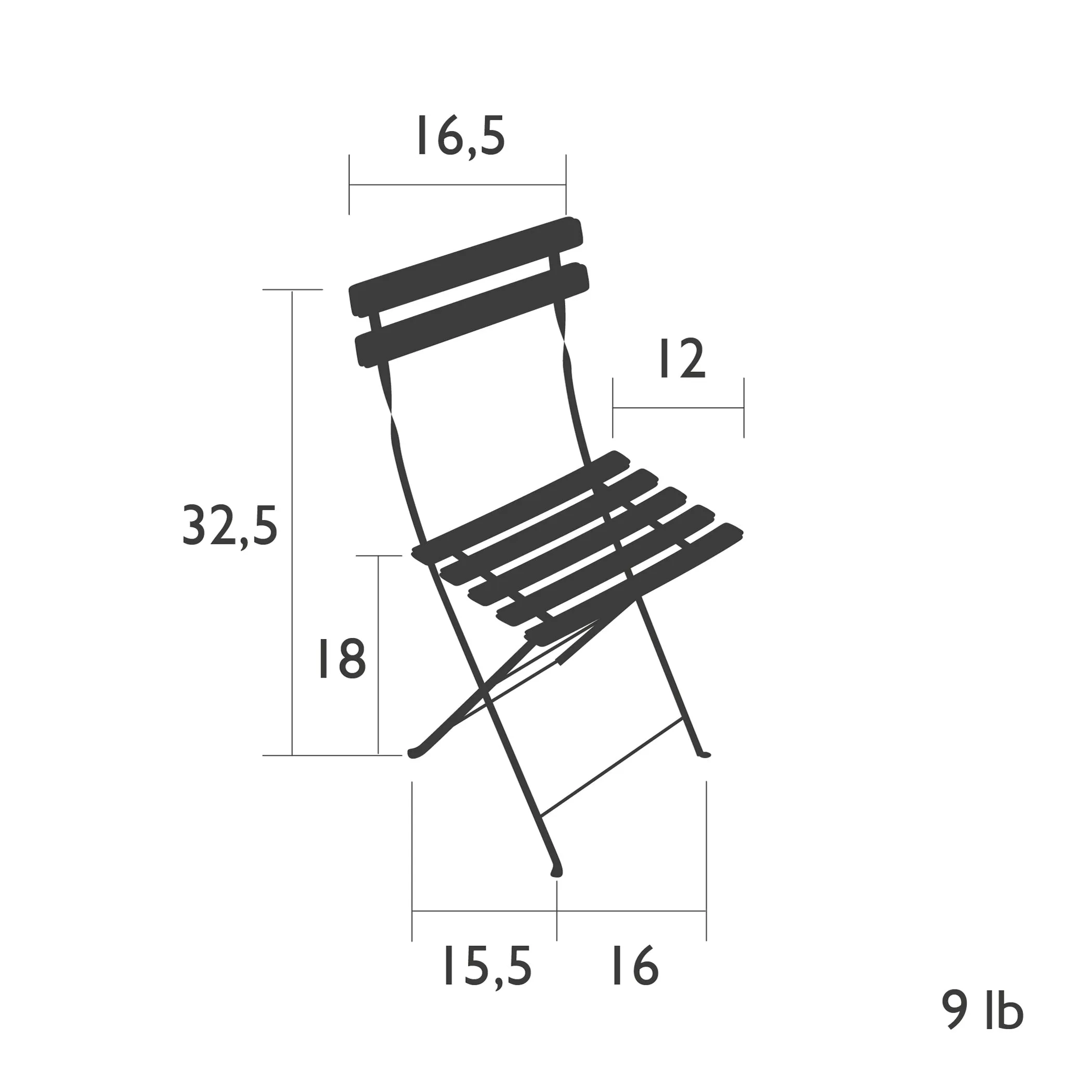 Bistro Chair & Square Folding Table Mix-Match Set