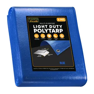 Blue Poly Tarp 20' x 20'