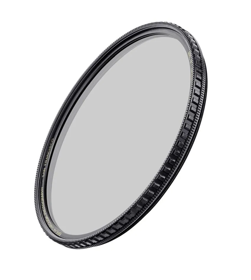 Breakthrough Photography 77mm X4 Dark 6-Stop Titanium Circular Polarizer Filter