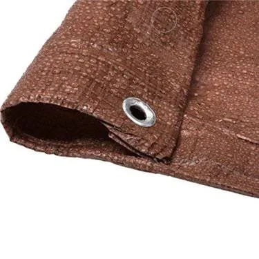 Brown Poly Tarp 10' x 10'