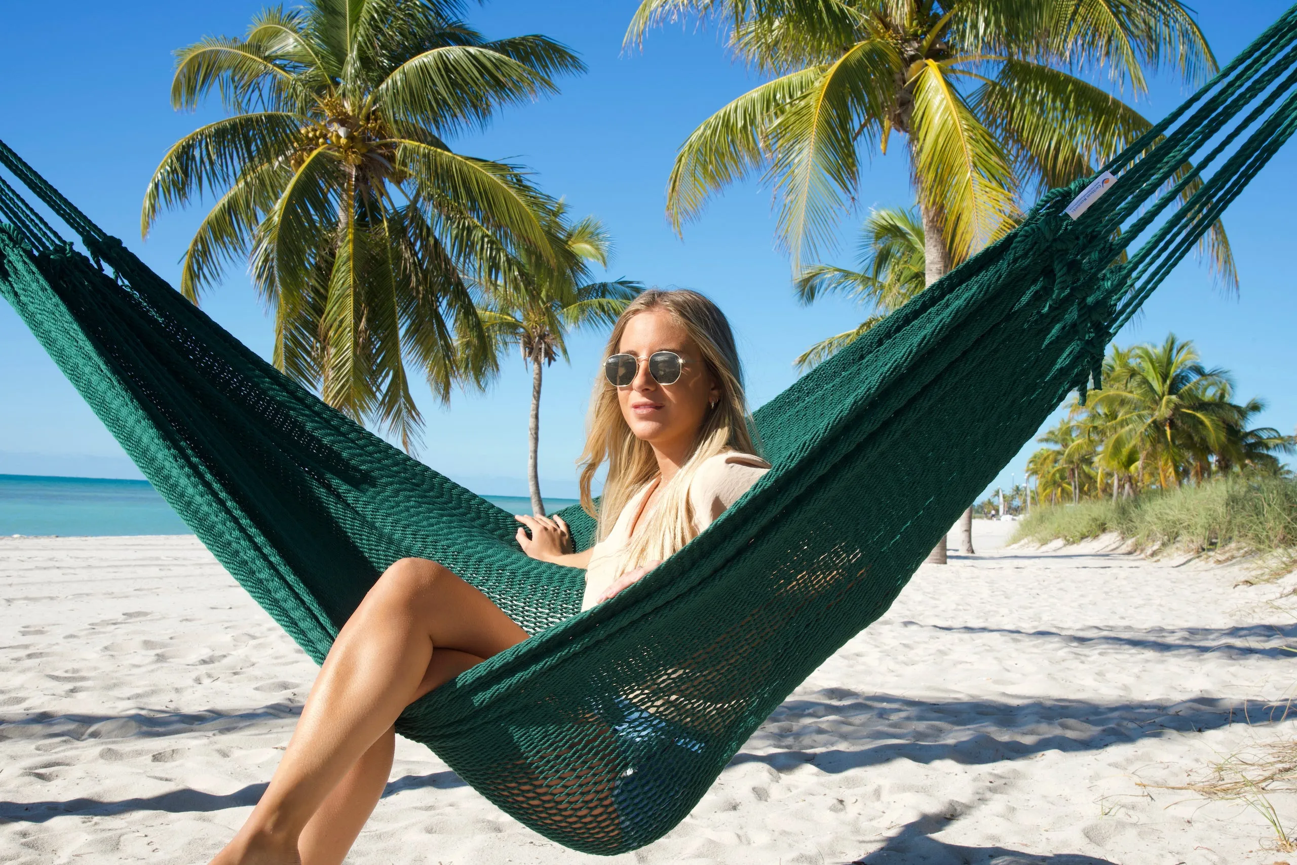 Caribbean Mayan Hammock - Green