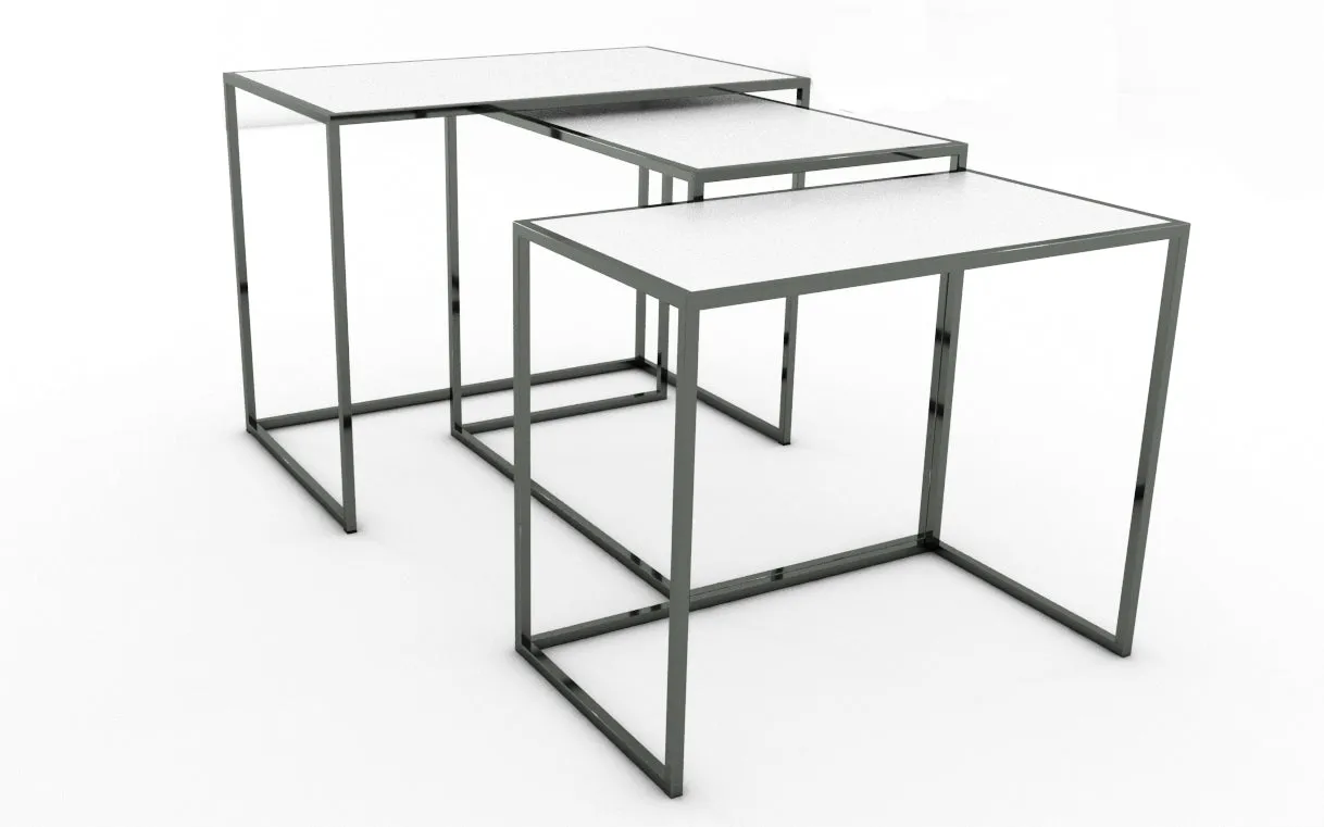 Chameleon Buffet Nesting Tables