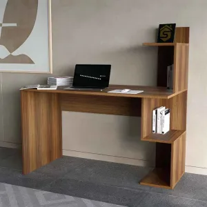 Compact & Elegant Study Desk – Scratch-Resistant MDF with Hydraulic Hinges