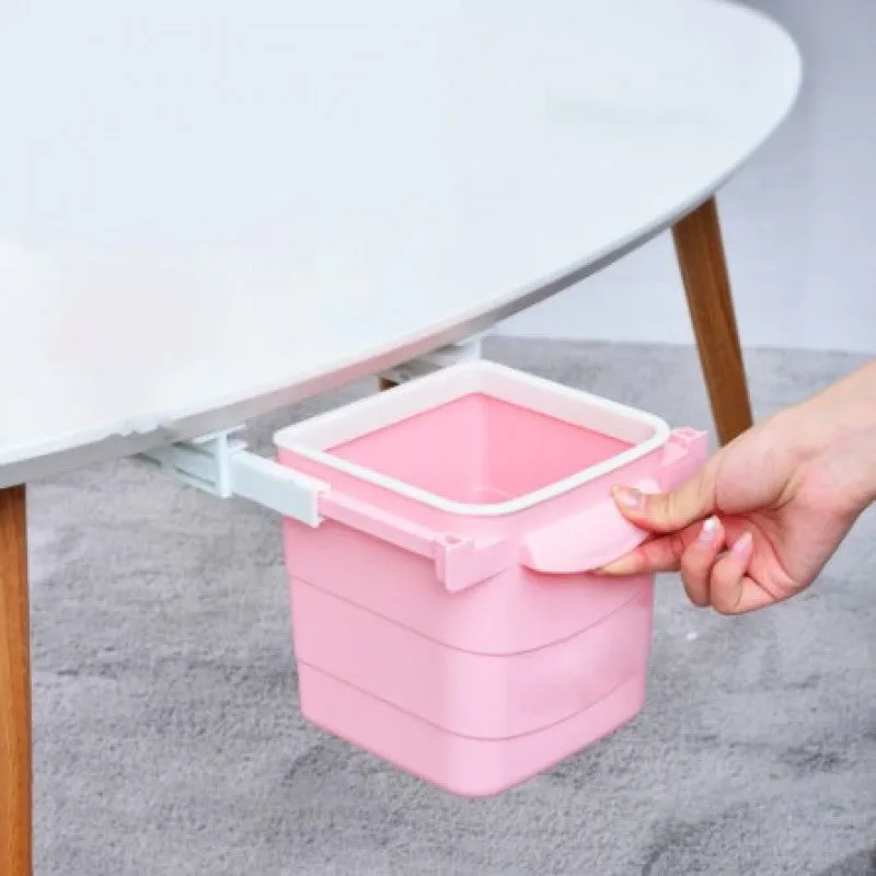 Creative Plastic Waste Bin Under The Table