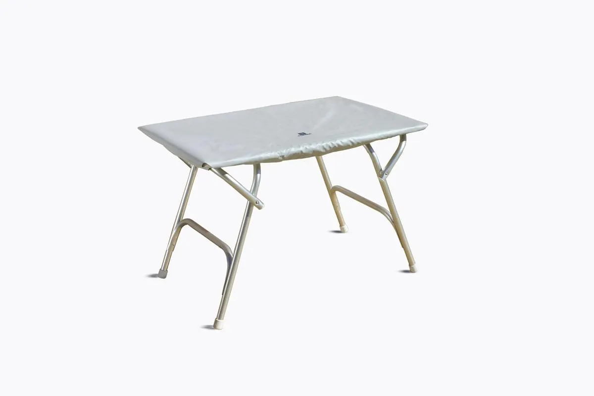 Folding Aluminum and Melamine Boat Table 44 x 88 x 61 cm-M200