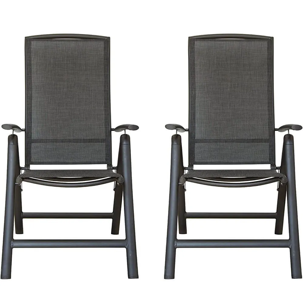 Folding Patio Chairs Set of 2