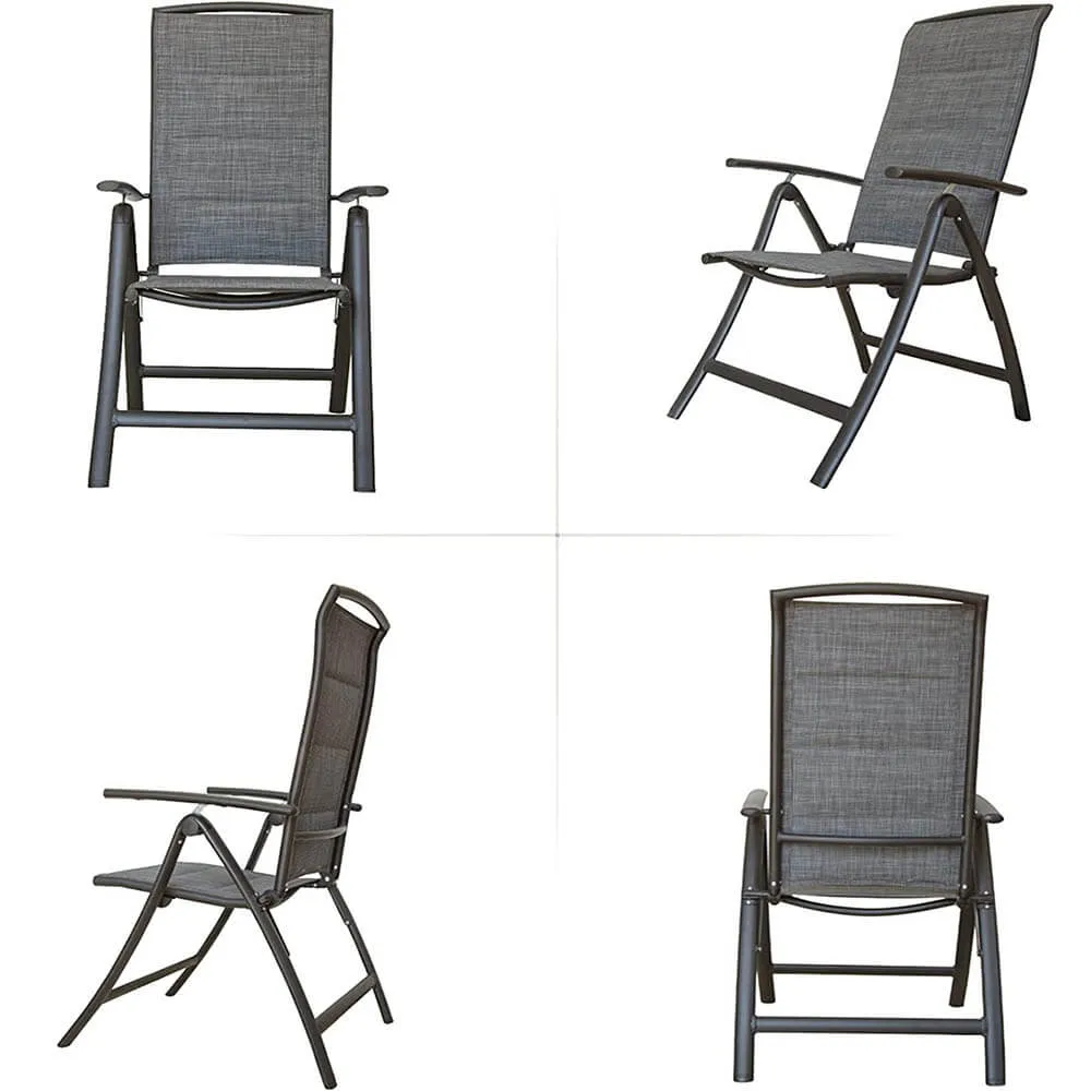 Folding Patio Chairs Set of 2