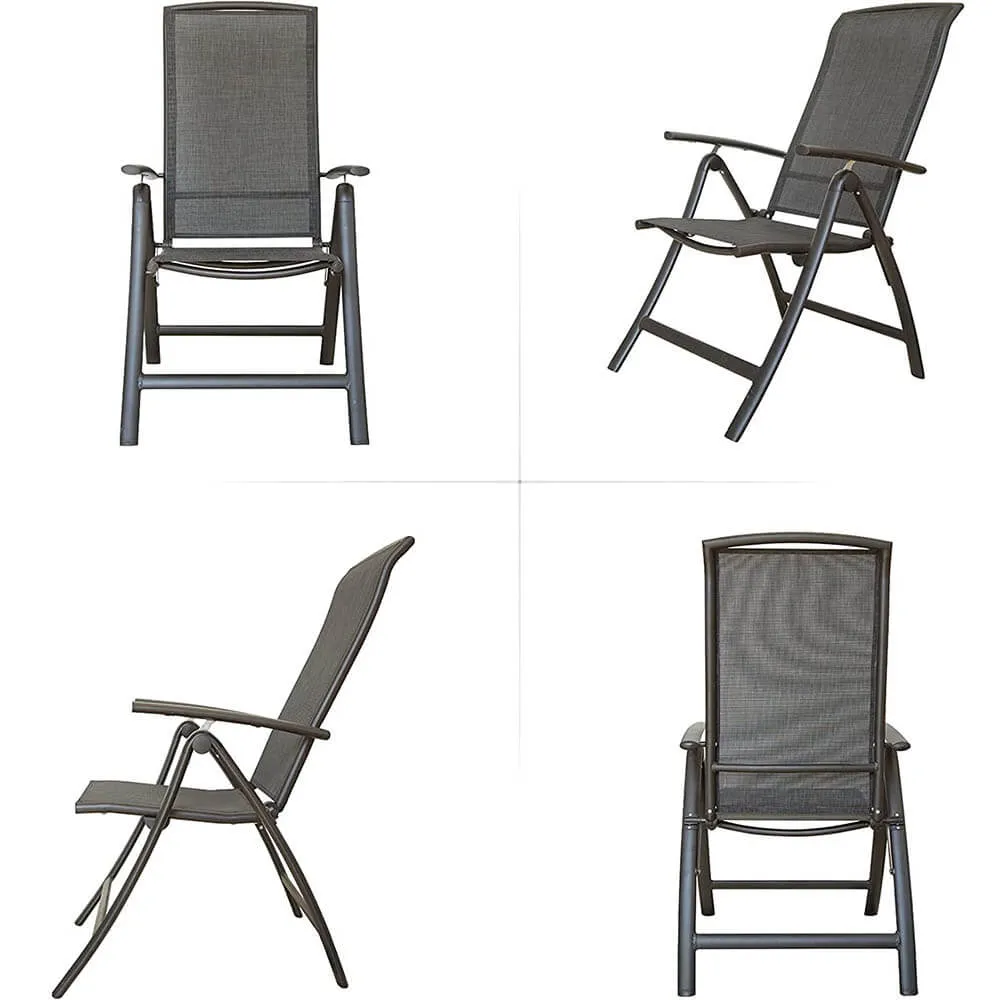 Folding Patio Chairs Set of 2