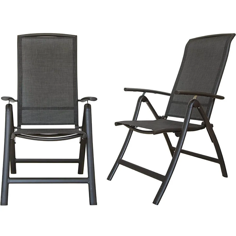 Folding Patio Chairs Set of 2