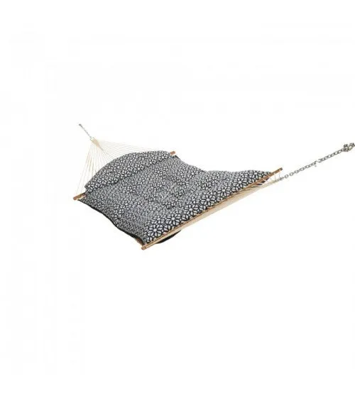 Hatteras Hammock Large Tufted Hammock - Sunbrella Luxe Indigo