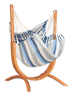 LA SIESTA Udine Outdoor Hammock Chair with Wooden Stand (W 115 cm)