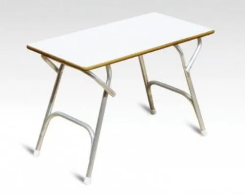 Marine grade Plywood covered with White Formica Boat Table 61x 88x70cm -M400HFT