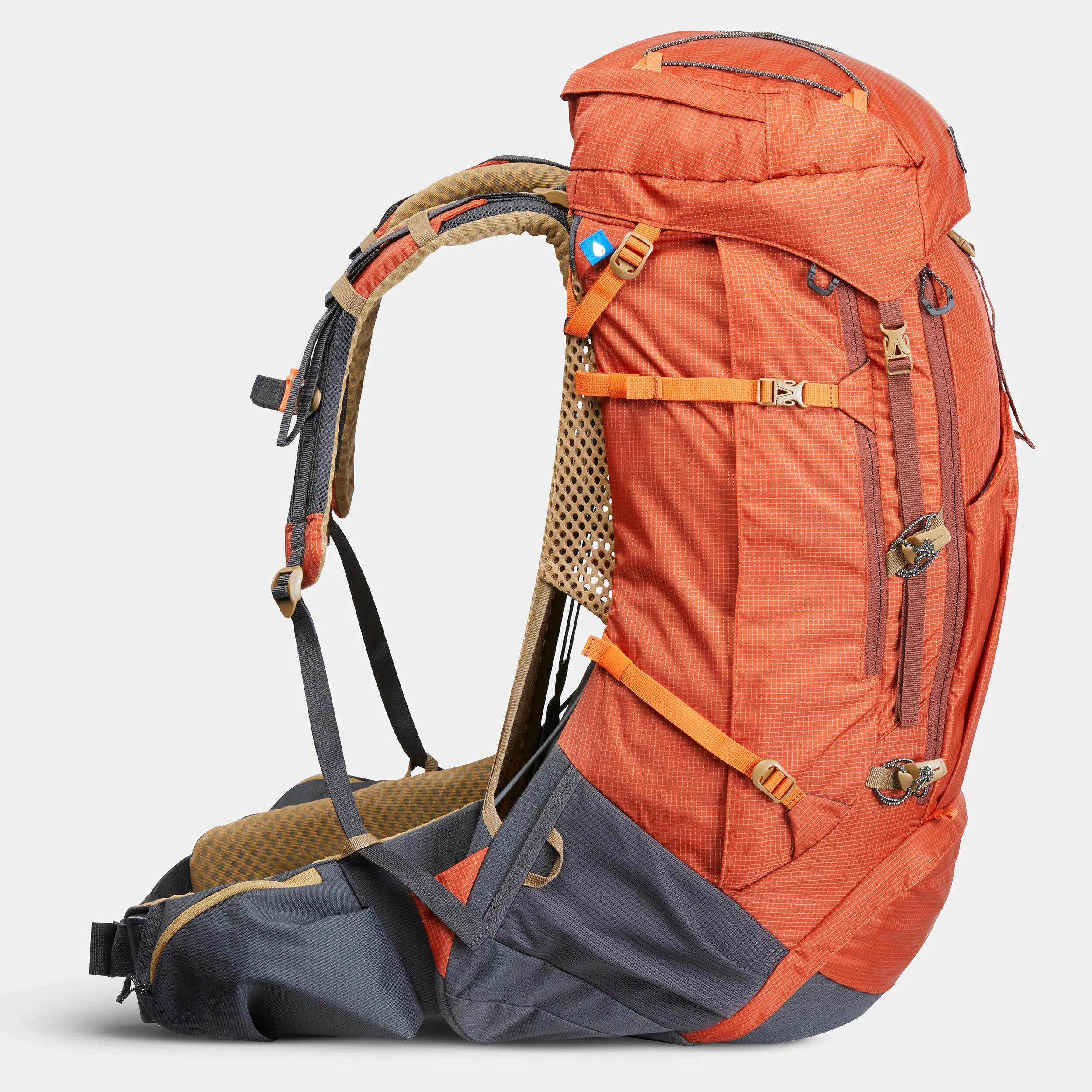 Men's tourist backpack Forclaz MT500 Air, orange