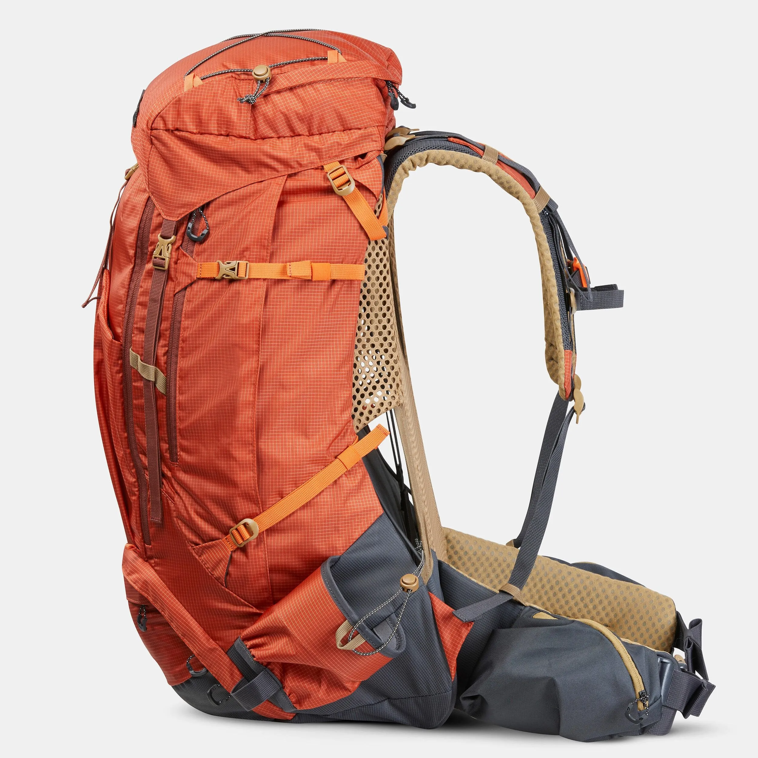 Men's tourist backpack Forclaz MT500 Air, orange