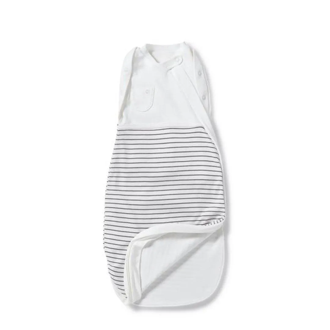 MORI Swaddle Bag - Grey Stripe