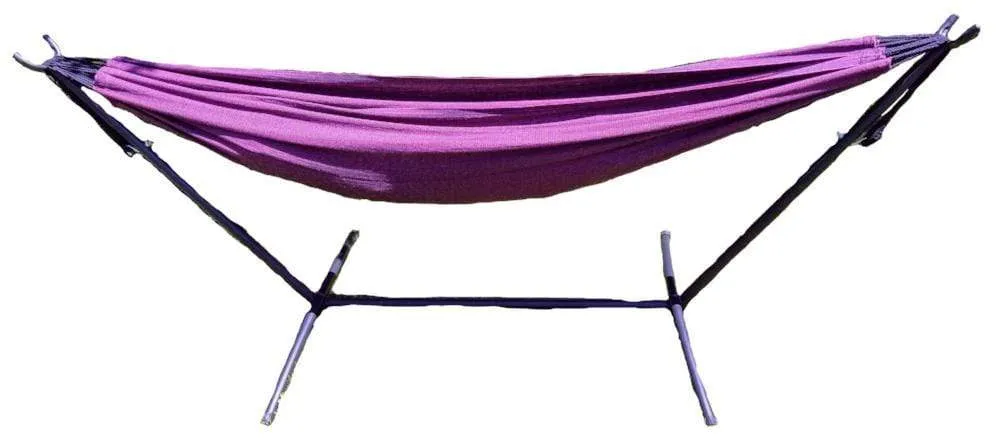 Premium Brazilian Style Double Hammock with Universal Stand