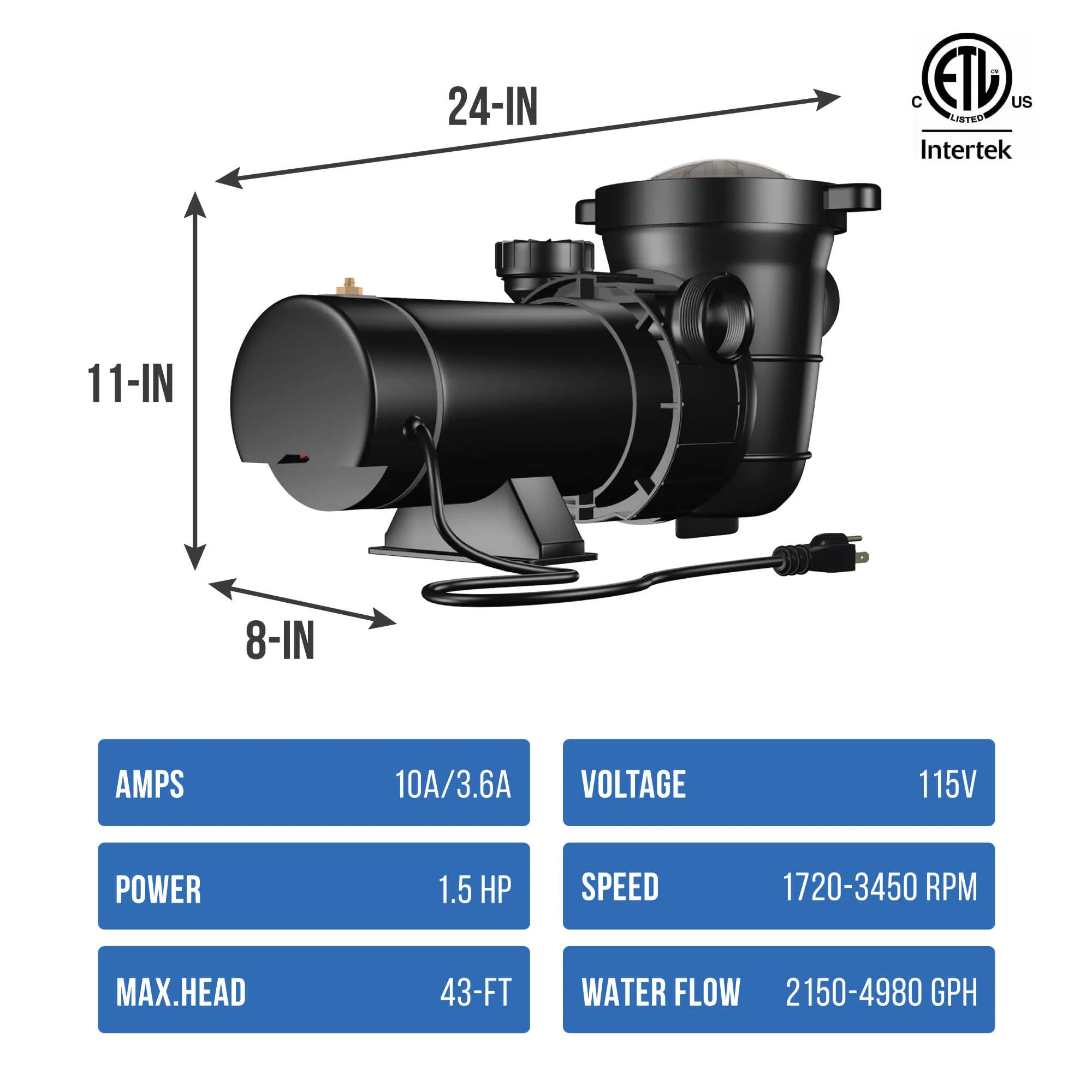 Sandman® Sand Filter System for Above-Ground Pools