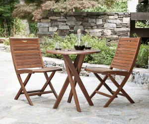 Topaz 3 Piece Folding Dining Group