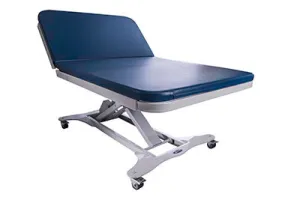 Tri W-G Treatment Table, Bariatric Motor Hi-Lo 2 section, 42" x 78", 750 lb capacity, 220V, international crating extra