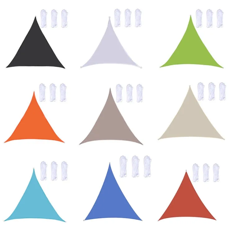 Triangle Outdoor Garden Sunshade Sail Waterproof Anti-UV Canopy, Size: 2.4m x 2.4m x 2.4m(Royal Blue)