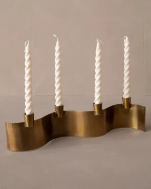 Wave Taper Candle Holder