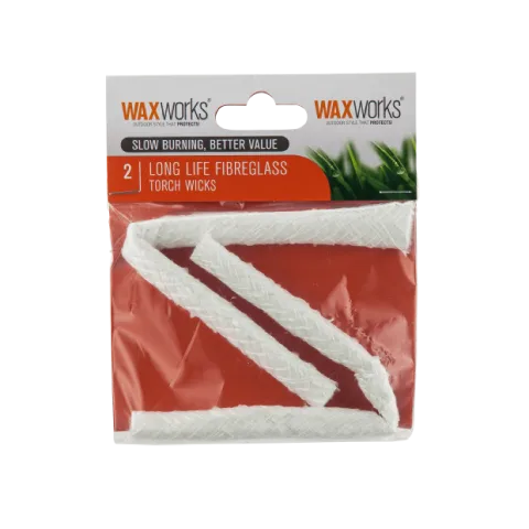 Waxworks Long LIfe Fibreglass - Torch Wicks