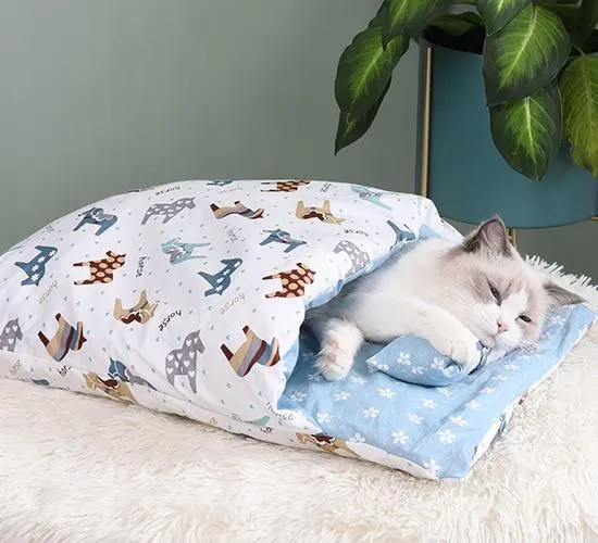 Winter Warm Removable Dog Cat Sleeping Bag